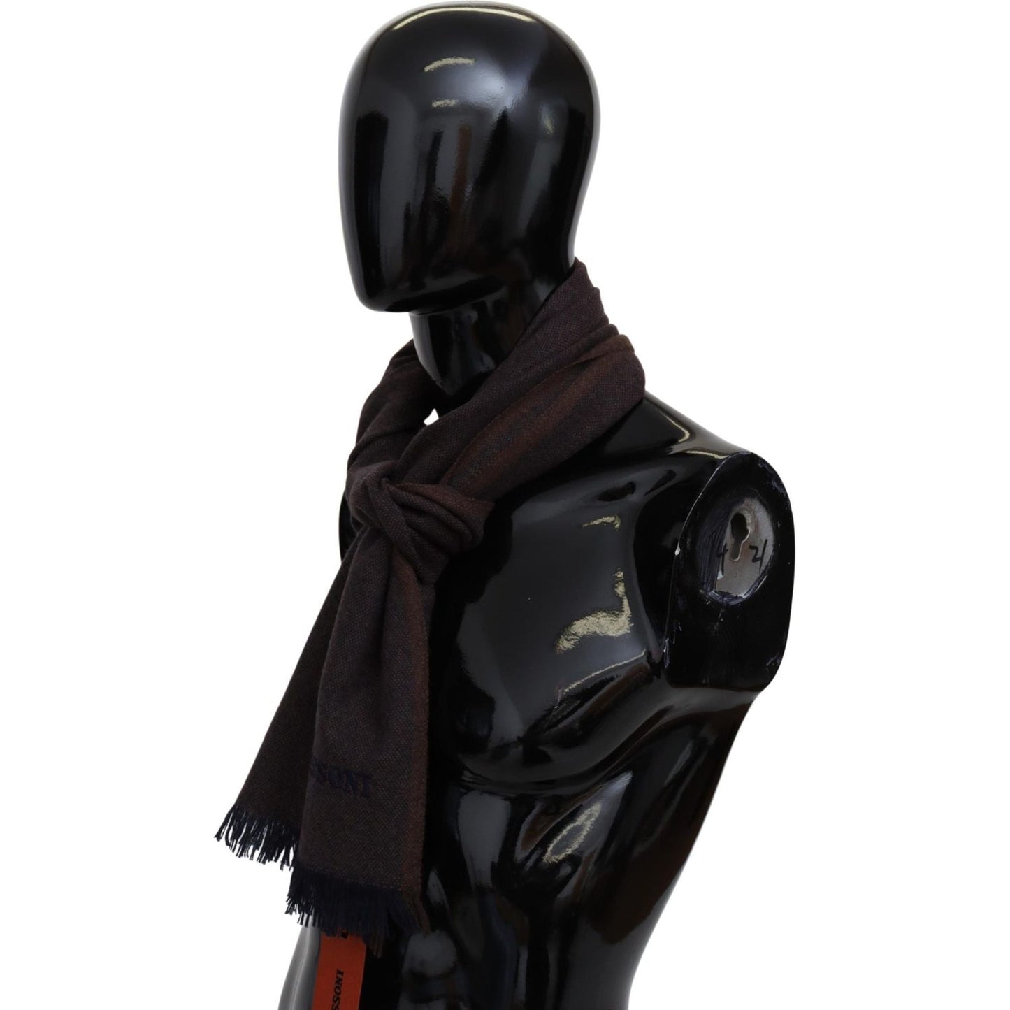 Missoni Luxurious Cashmere Unisex Scarf in Brown Missoni