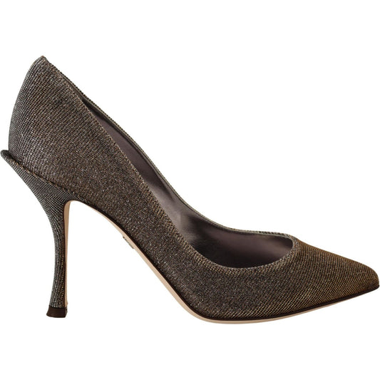 Dolce & Gabbana Elegant Silver Heels Pumps Classic Dolce & Gabbana