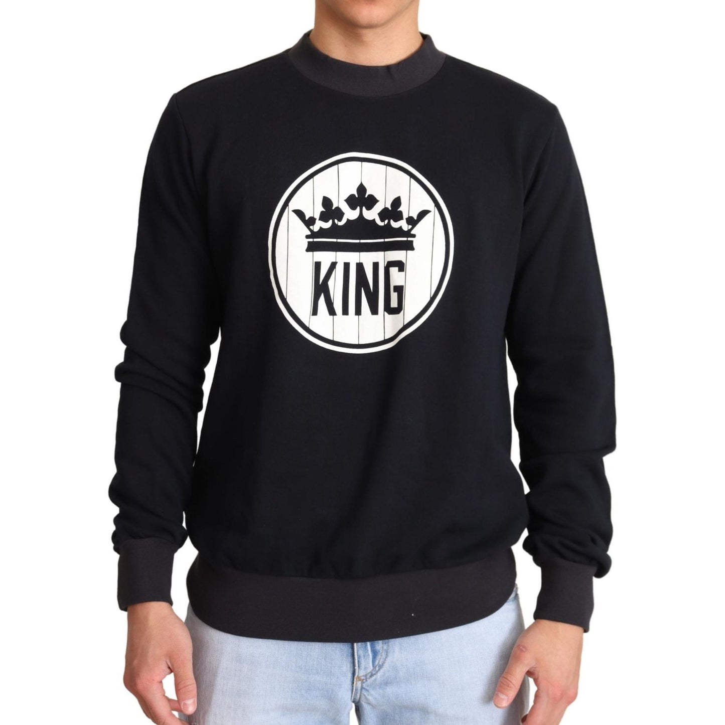 Dolce & Gabbana Regal Crown Motive Crewneck Sweater Dolce & Gabbana