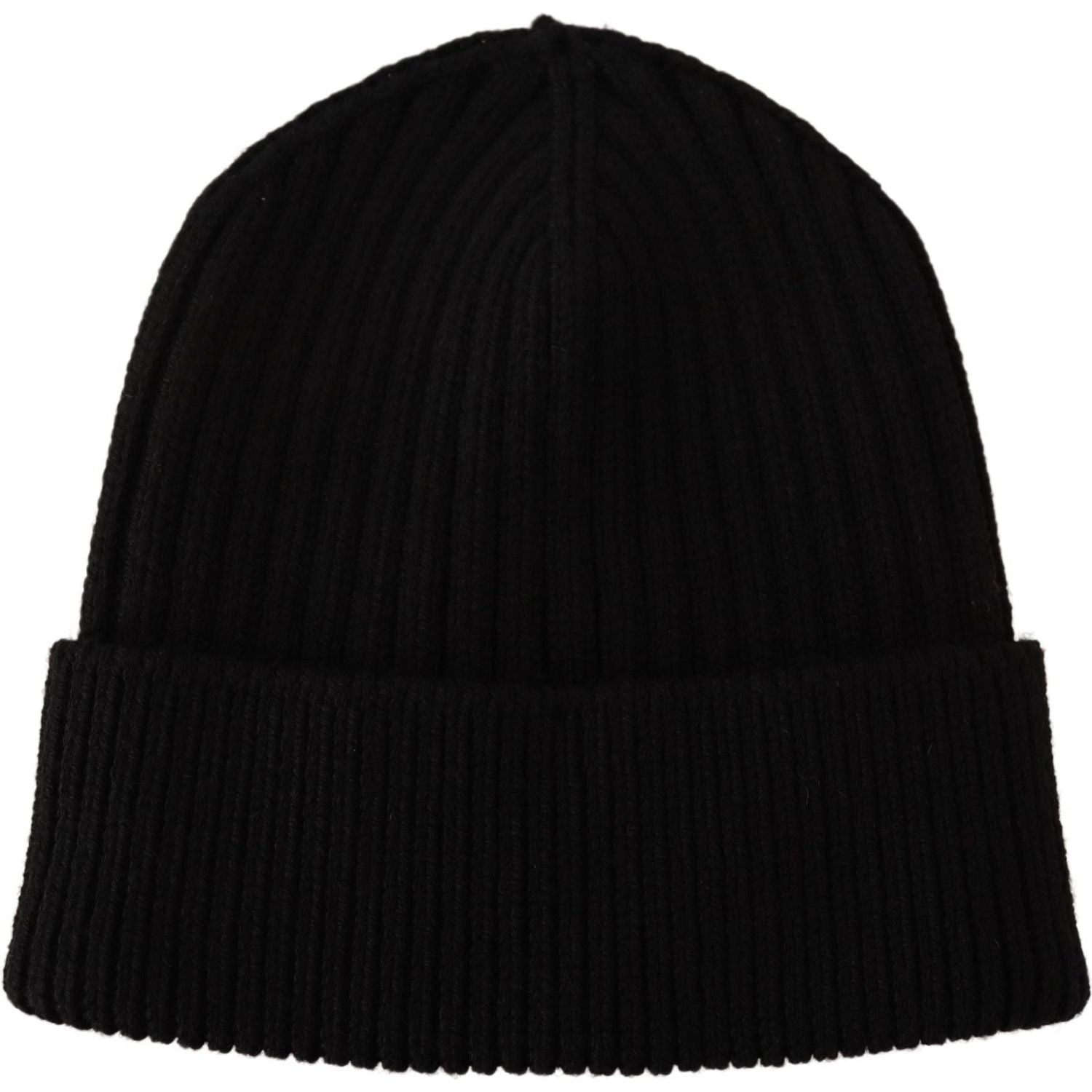 Dolce & Gabbana Black Wool Knit Women Winter Hat