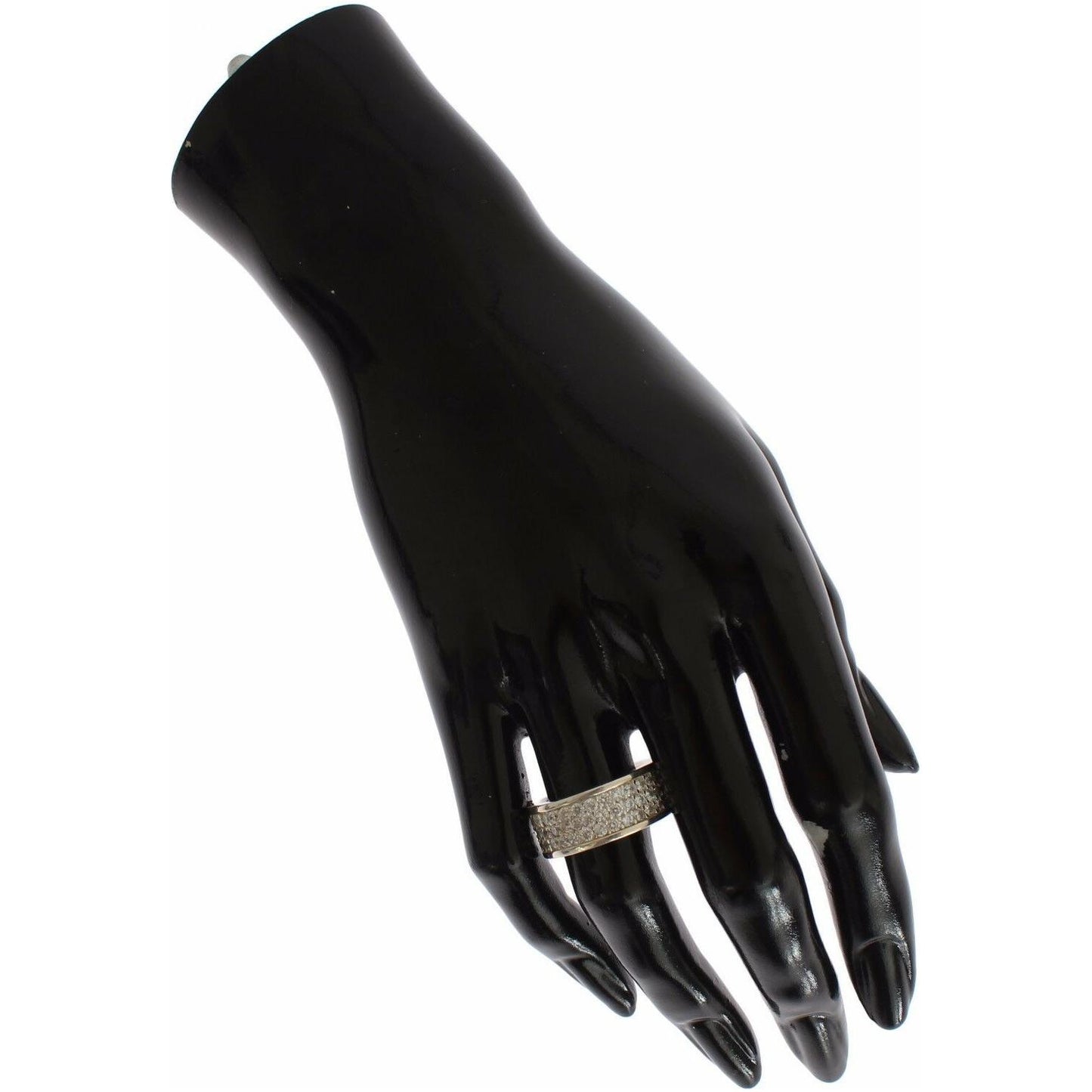 Nialaya Silver Womens CZ 925 Sterling Ring