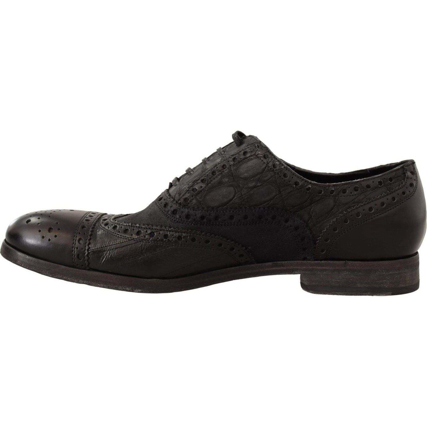 Dolce & Gabbana Exotic Leather Brogue Derby Dress Shoes MAN LOAFERS Dolce & Gabbana