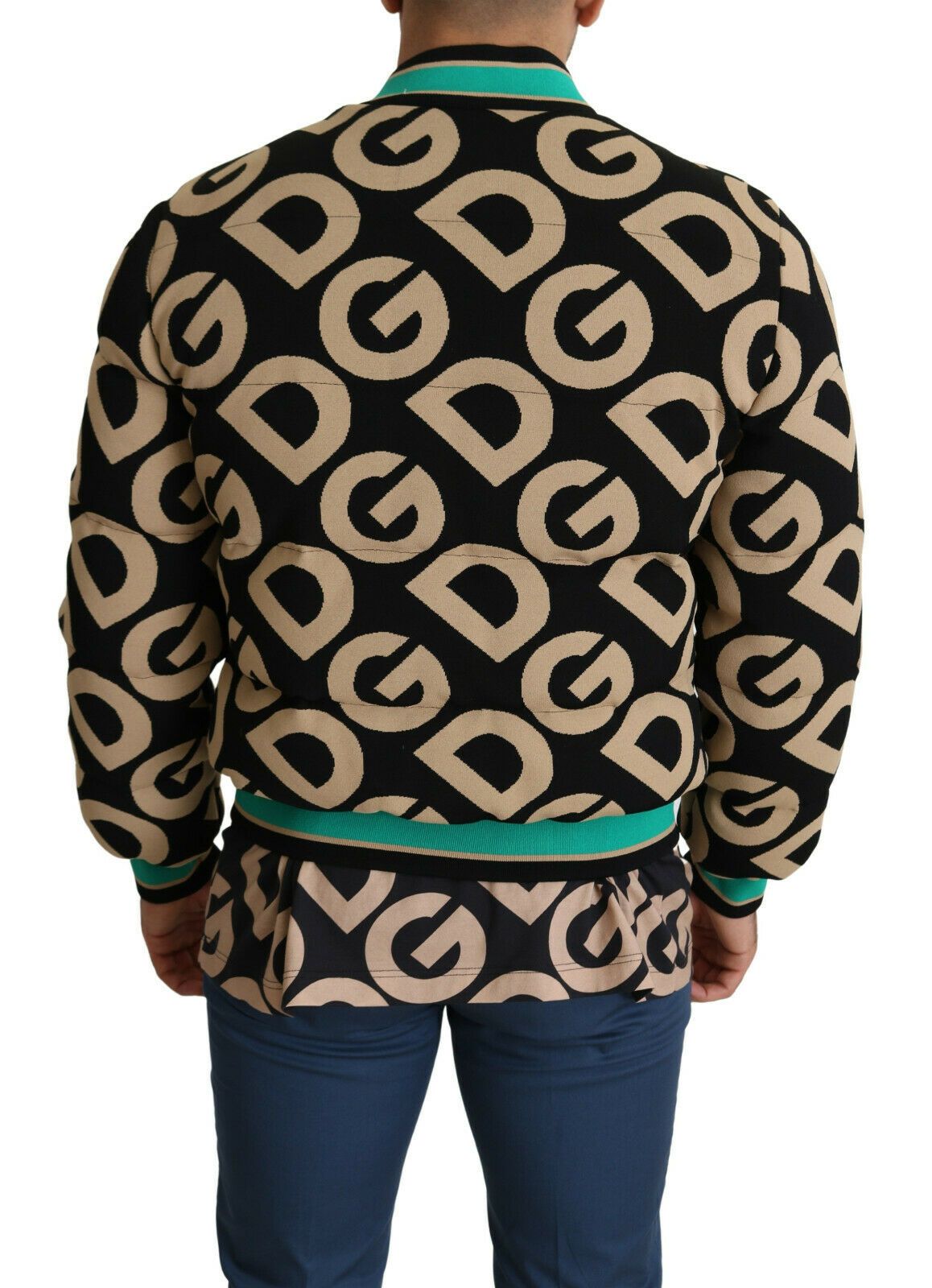 Dolce & Gabbana Iconic Printed Bomber Jacket – Exquisite Design Dolce & Gabbana