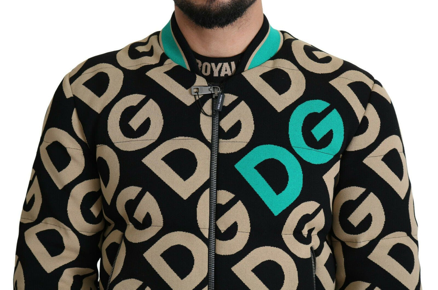 Dolce & Gabbana Iconic Printed Bomber Jacket – Exquisite Design Dolce & Gabbana