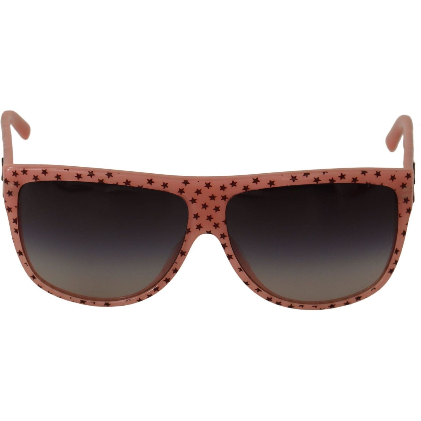 Dolce & Gabbana Brown Stars Acetate Frame Women Shades Sunglasses
