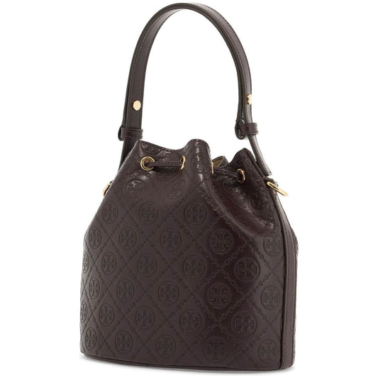 Tory Burch glossy leather t monogram bucket bag Handbag Tory Burch