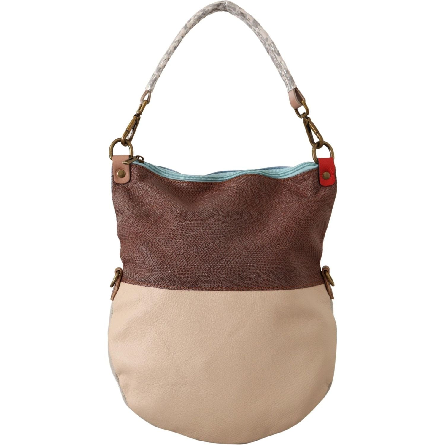 EBARRITO Multicolor Genuine Leather Shoulder Tote Women Handbag