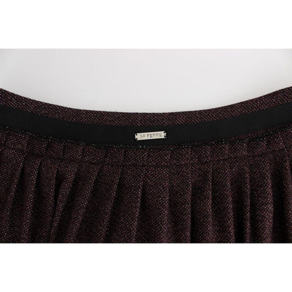GF Ferre Purple Short Flannel Skirt