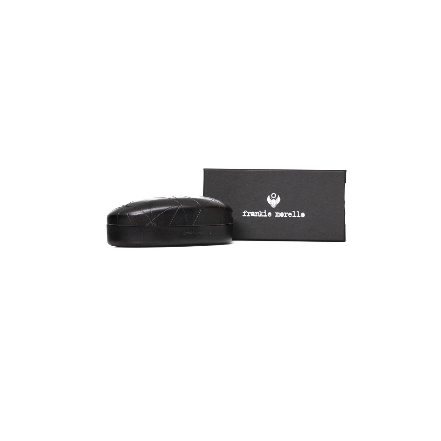 Frankie Morello Silver Metallic Fiber Men's Sunglass