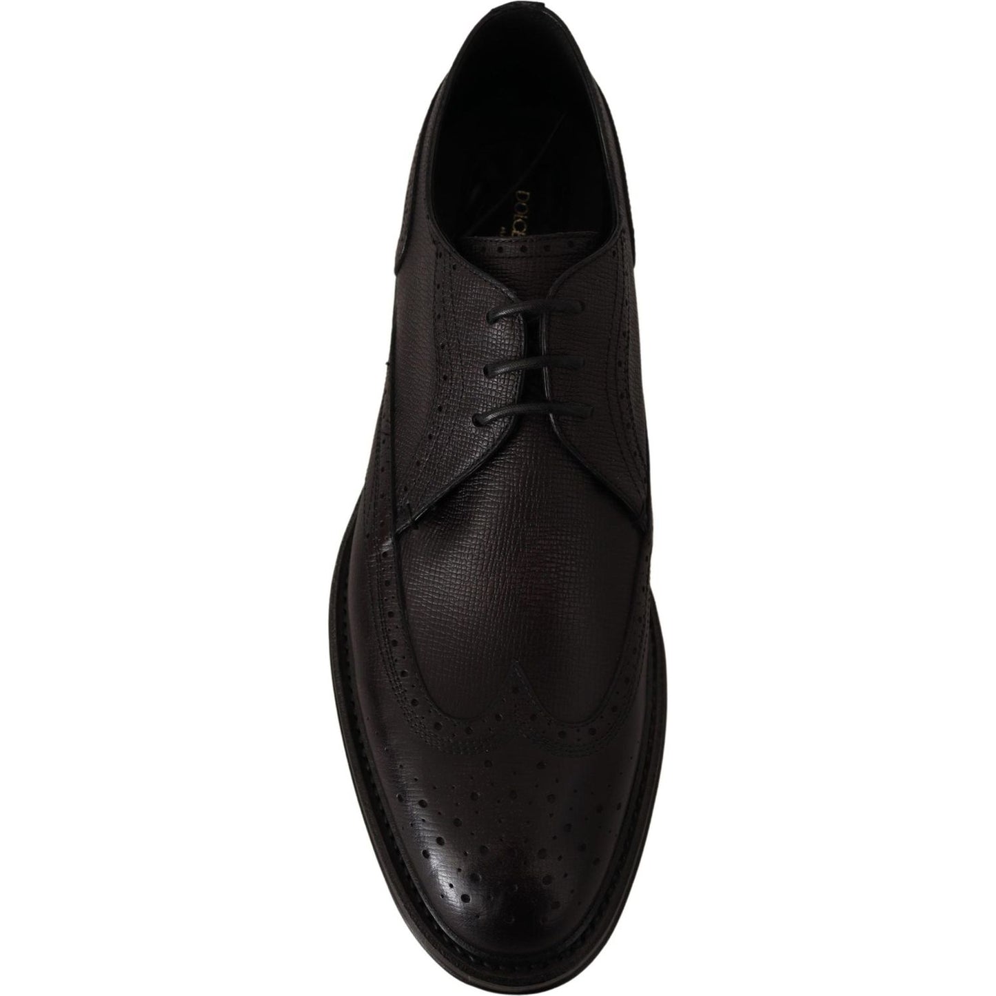 Dolce & Gabbana Elegant Purple Wingtip Men's Formal Shoes Dolce & Gabbana