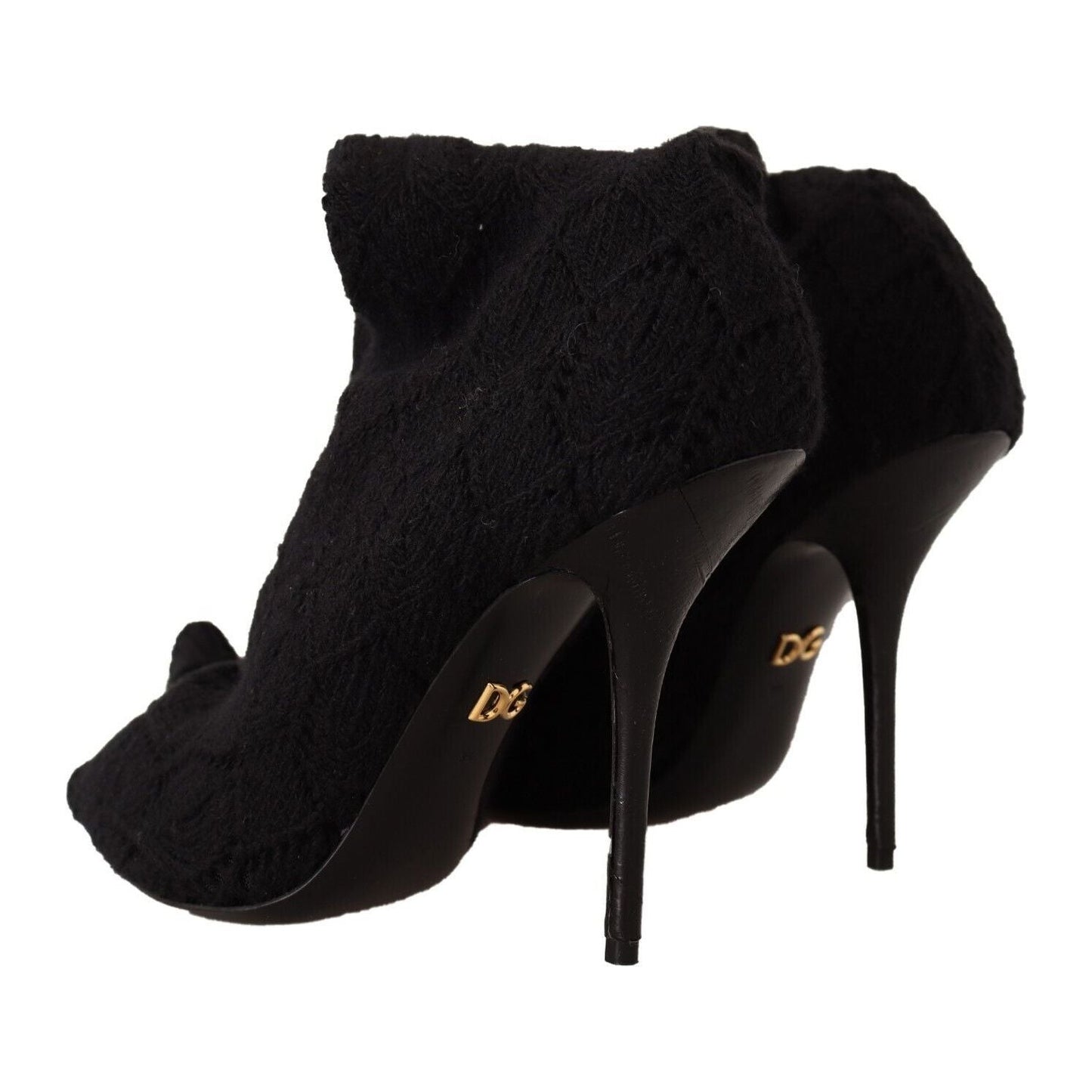 Dolce & Gabbana Elegant Black Stretch Socks Boots Dolce & Gabbana