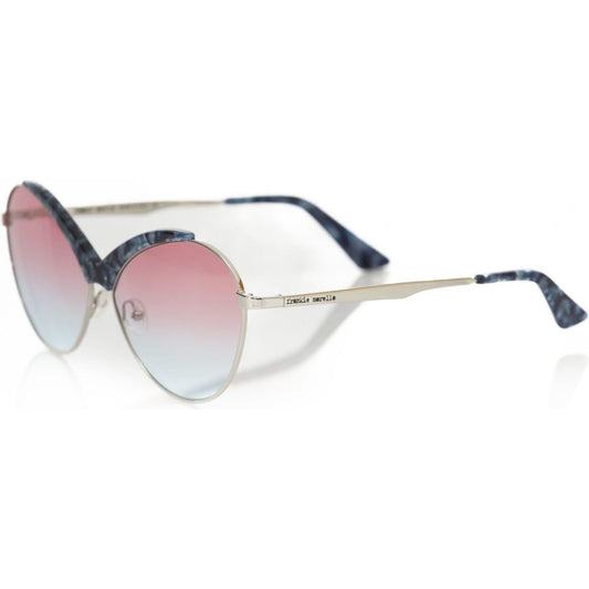 Frankie Morello Blue Metallic Women Sunglasses Frankie Morello