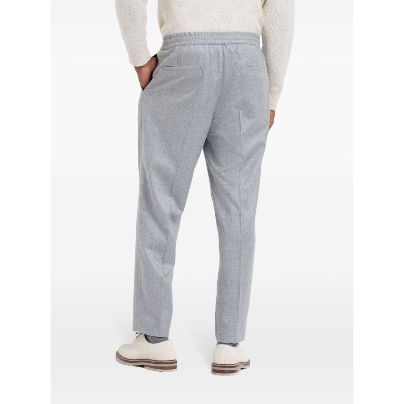 Brunello Cucinelli Trousers Light Grey Trousers Brunello Cucinelli