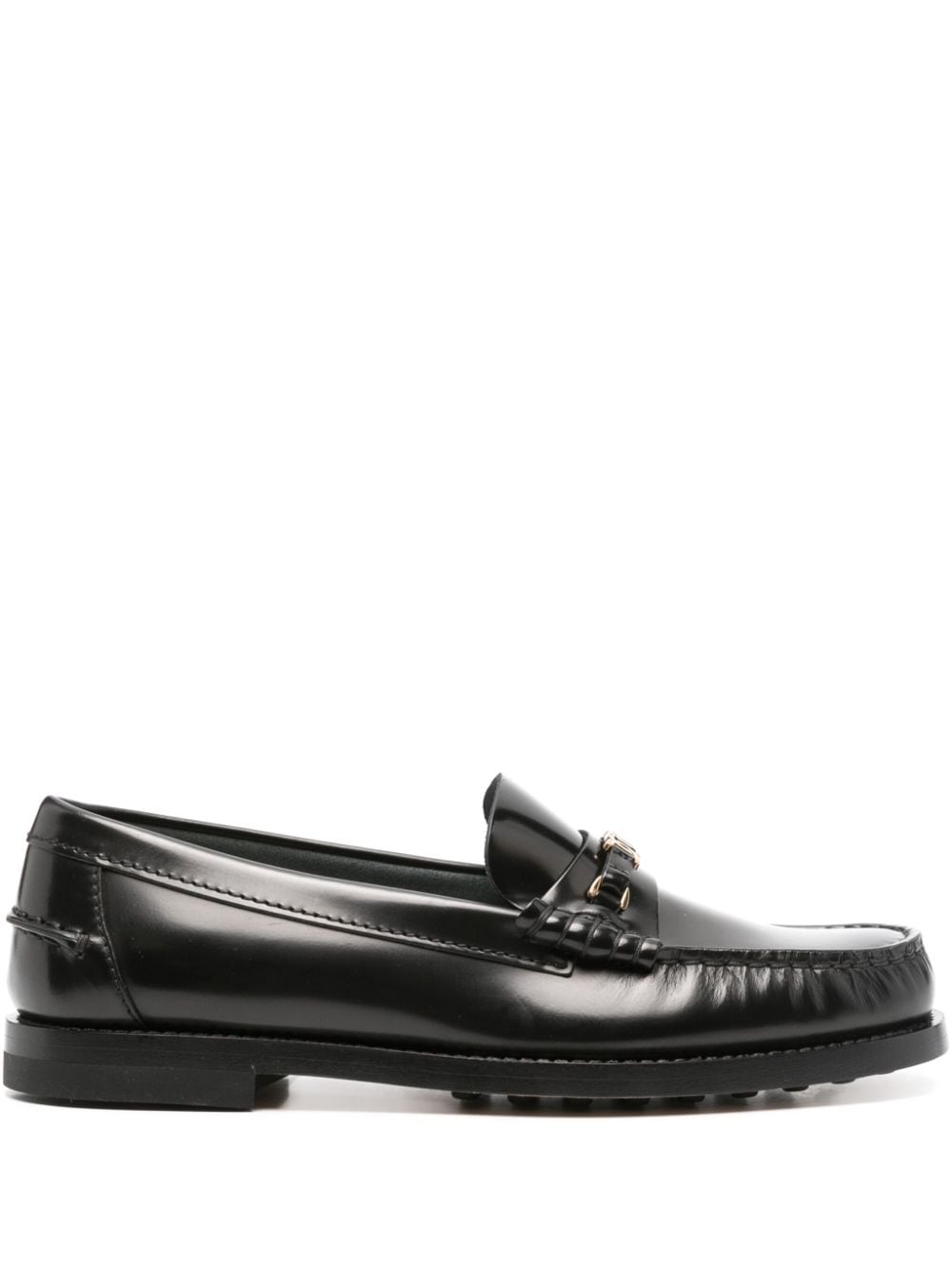 Tod's Women Loafers shoes Black Moccasins Tod'S