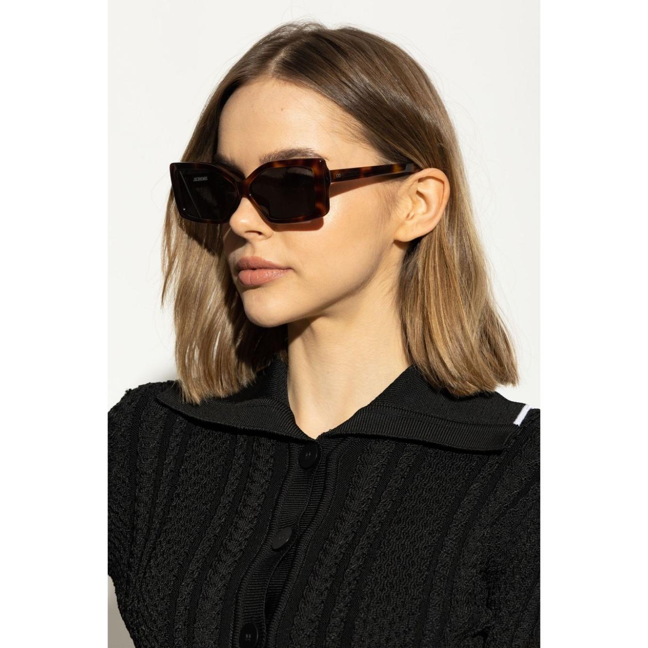 JACQUEMUS Sunglasses Brown Sunglasses JACQUEMUS