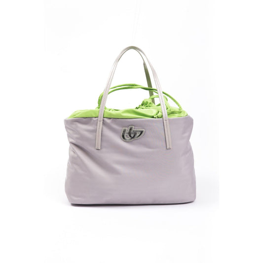 BYBLOS Gray Polyester Women Shoulder Bag