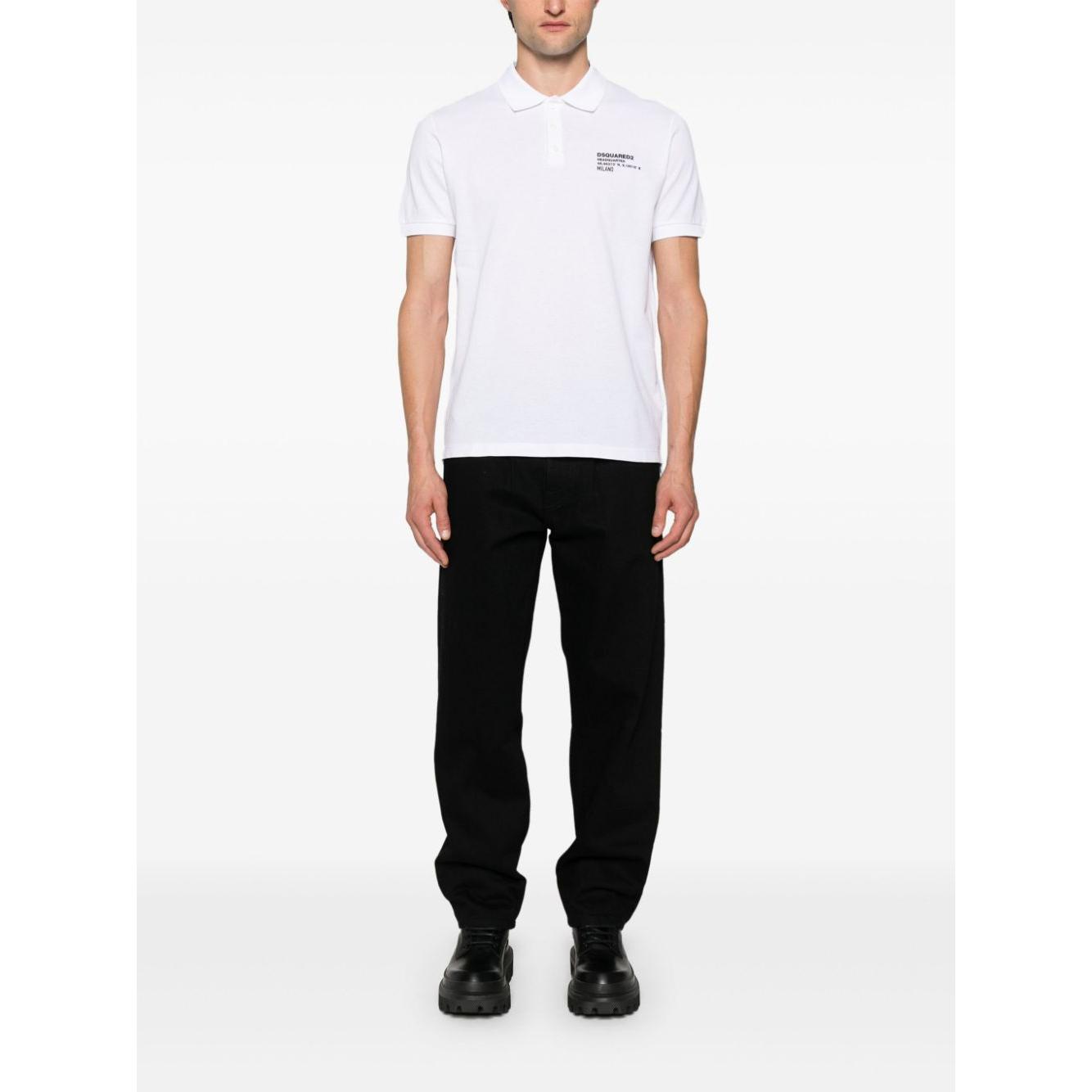 Dsquared2 T-shirts and Polos White Topwear Dsquared2