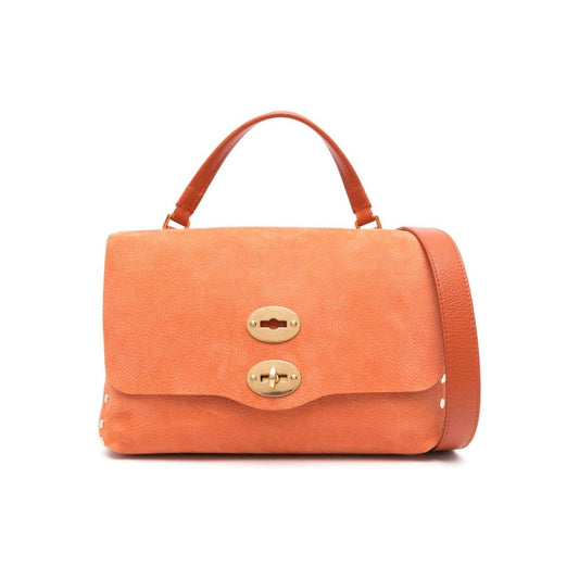 Zanellato light orange leather pebbled Bag Handbag Zanellato