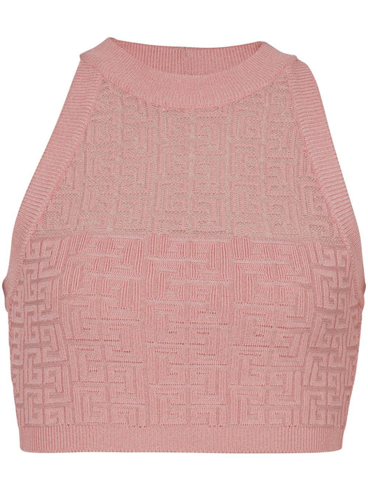 Balmain Top Pink Topwear Balmain