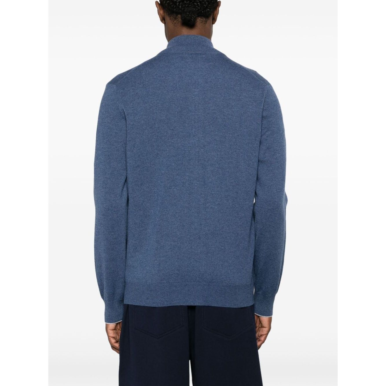 Brunello Cucinelli Sweaters Blue Topwear Brunello Cucinelli