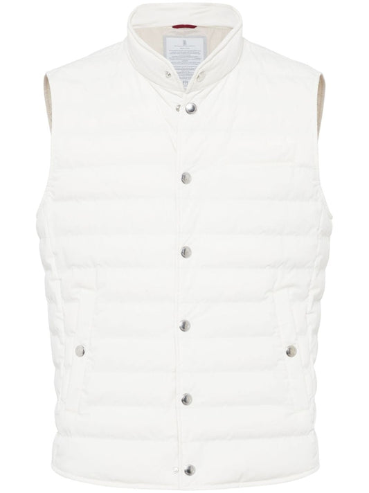 Brunello Cucinelli Jackets White Vests Brunello Cucinelli