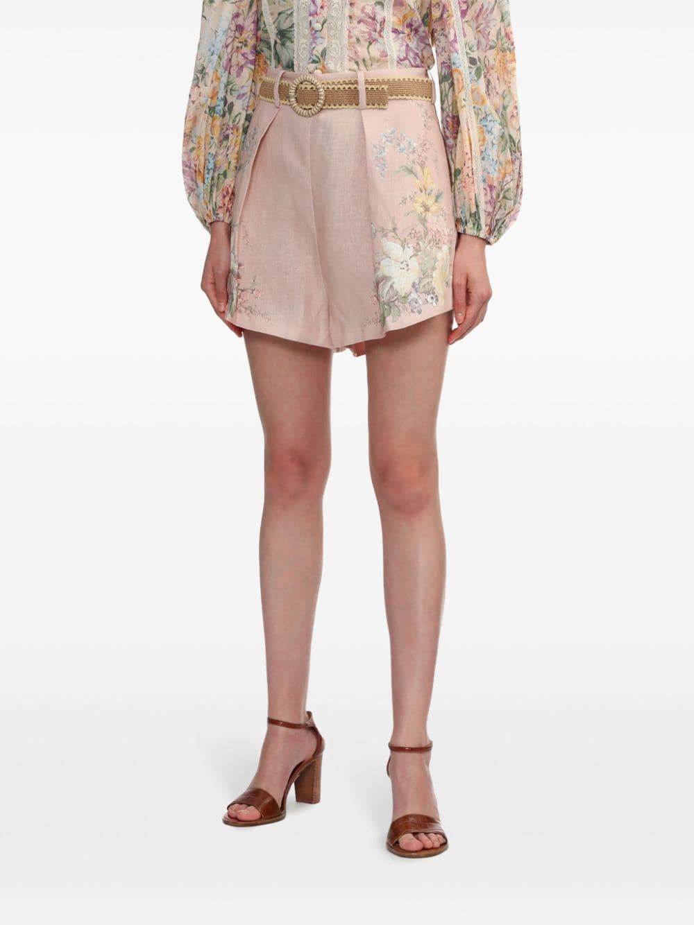 Zimmermann Shorts Pink Short trousers Zimmermann