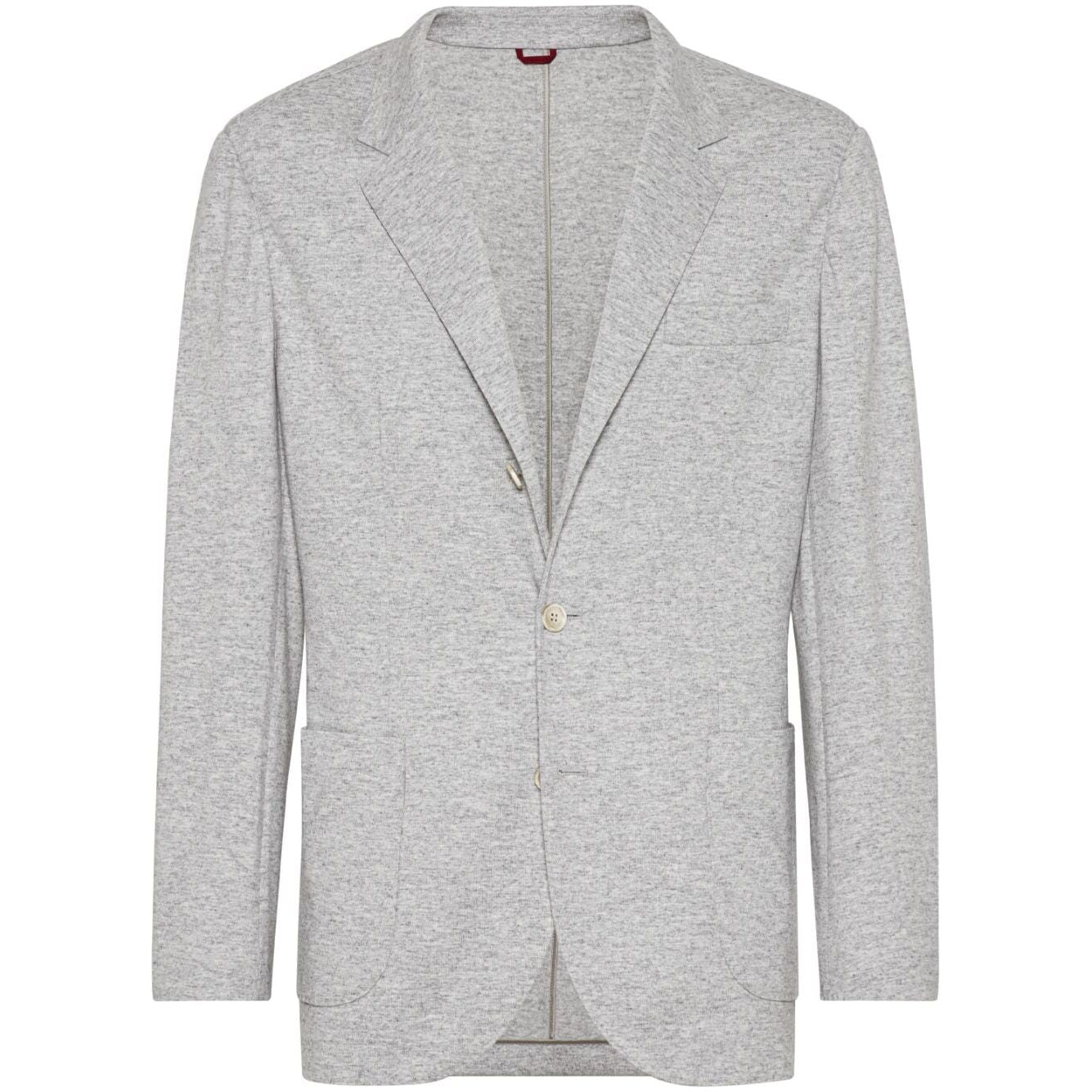 Brunello Cucinelli Jackets Light Grey Jackets Brunello Cucinelli