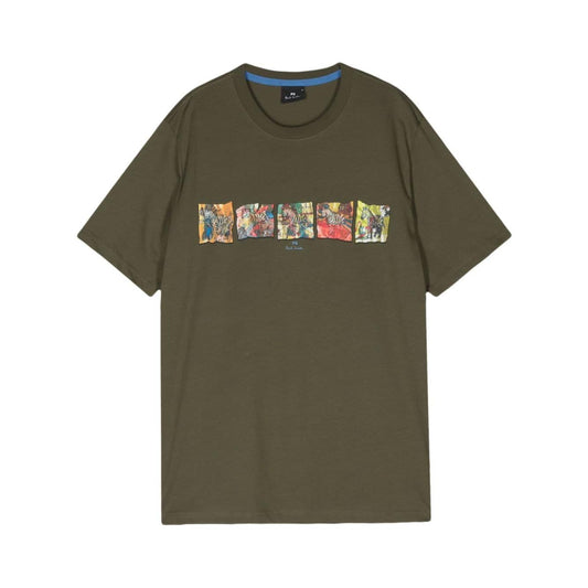 PS By Paul Smith T-shirts and Polos Green Topwear PS By Paul Smith