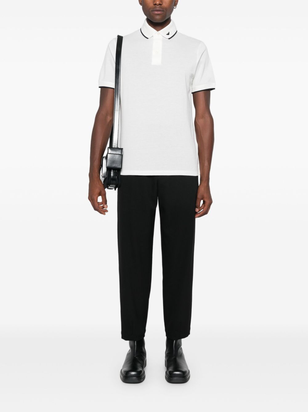 Emporio Armani T-shirts and Polos White Topwear Emporio Armani