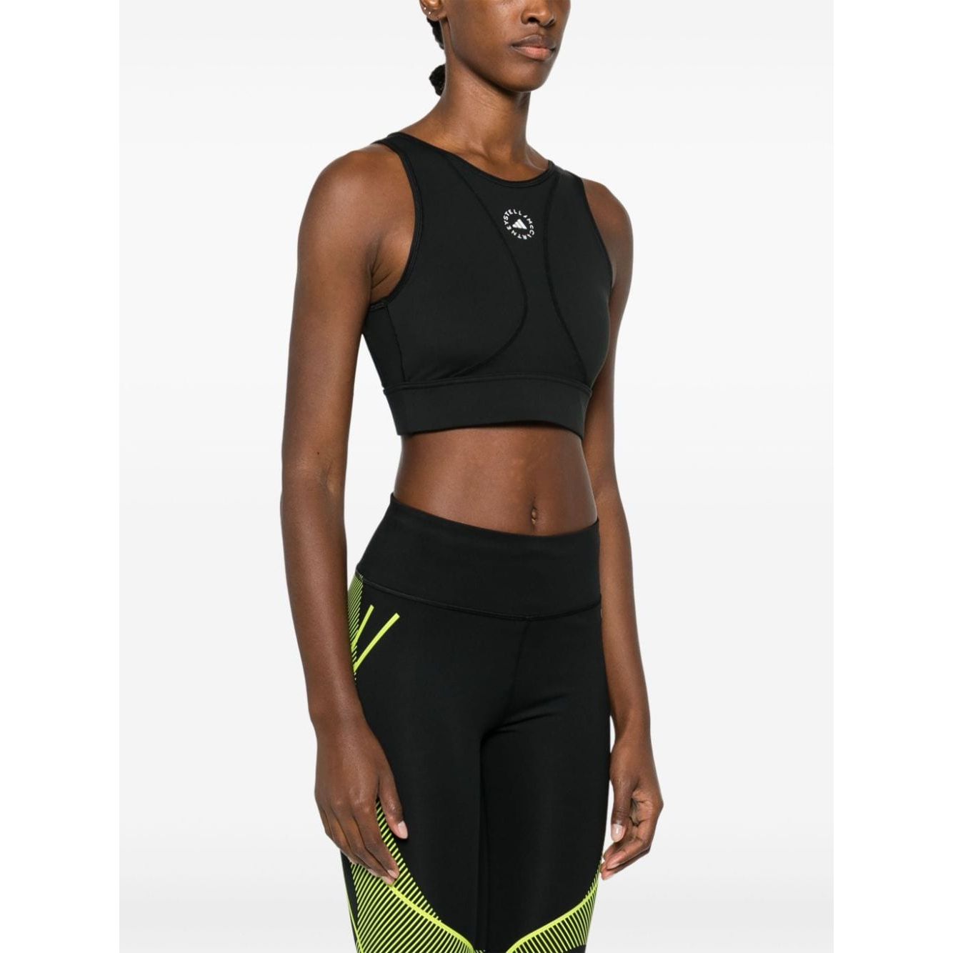 Adidas By Stella McCartney Top Black Topwear Adidas By Stella McCartney