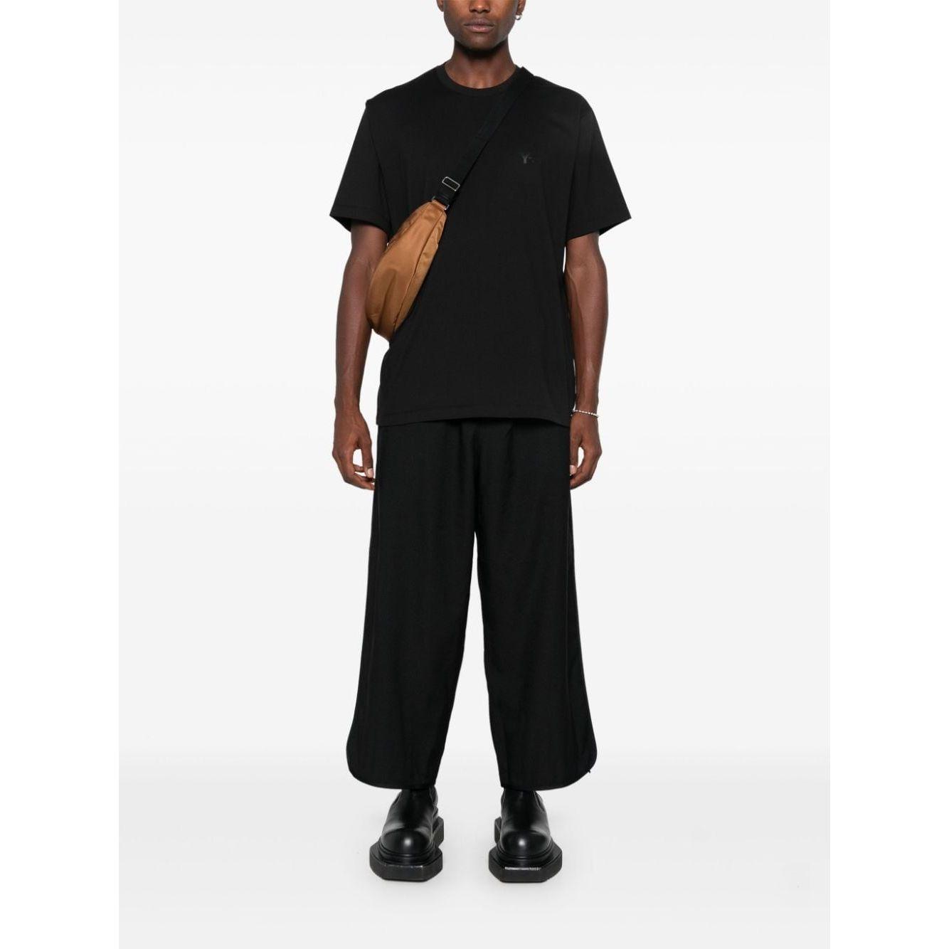 Y-3 T-shirts and Polos Black Topwear Y-3