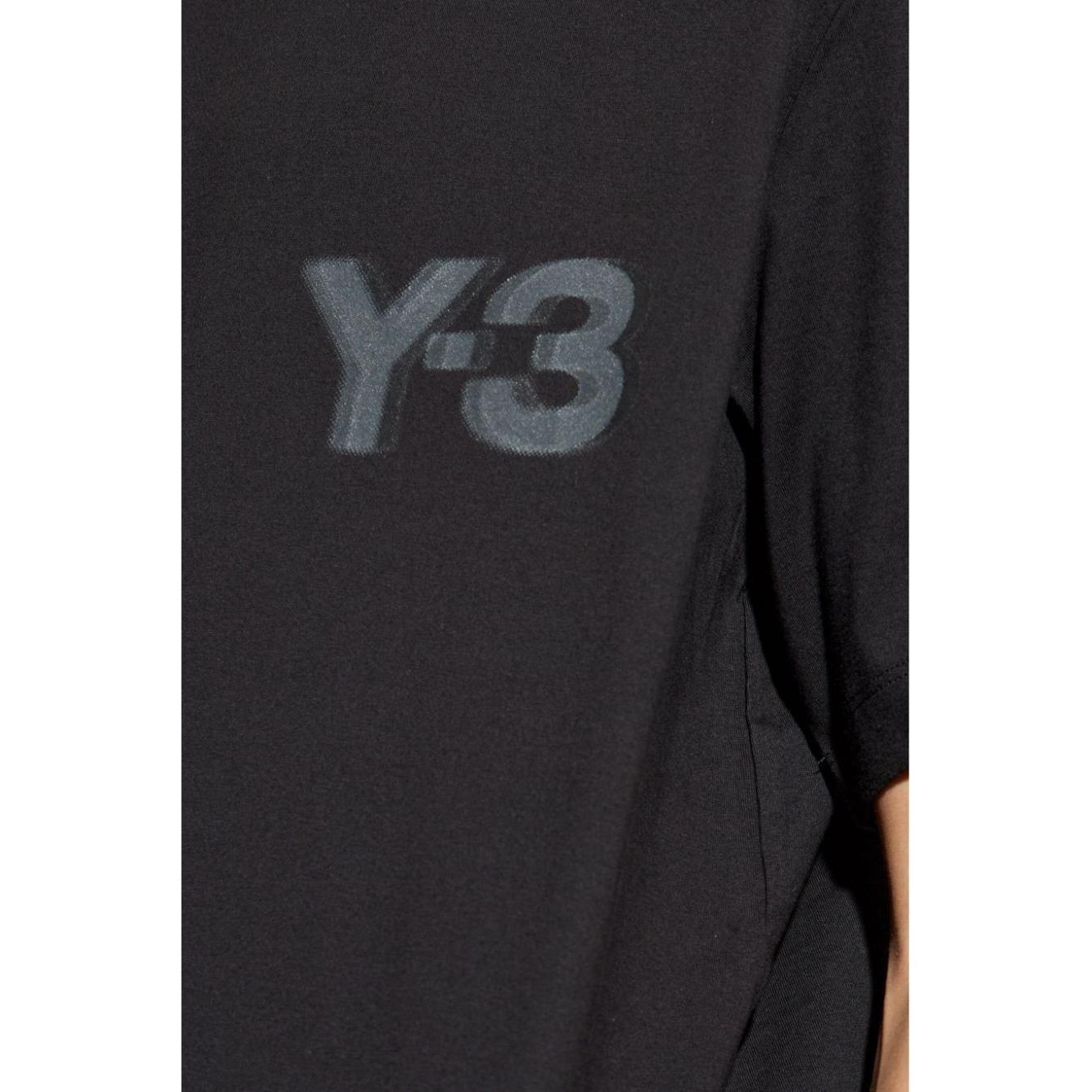 Y-3 T-shirts and Polos Black Topwear Y-3