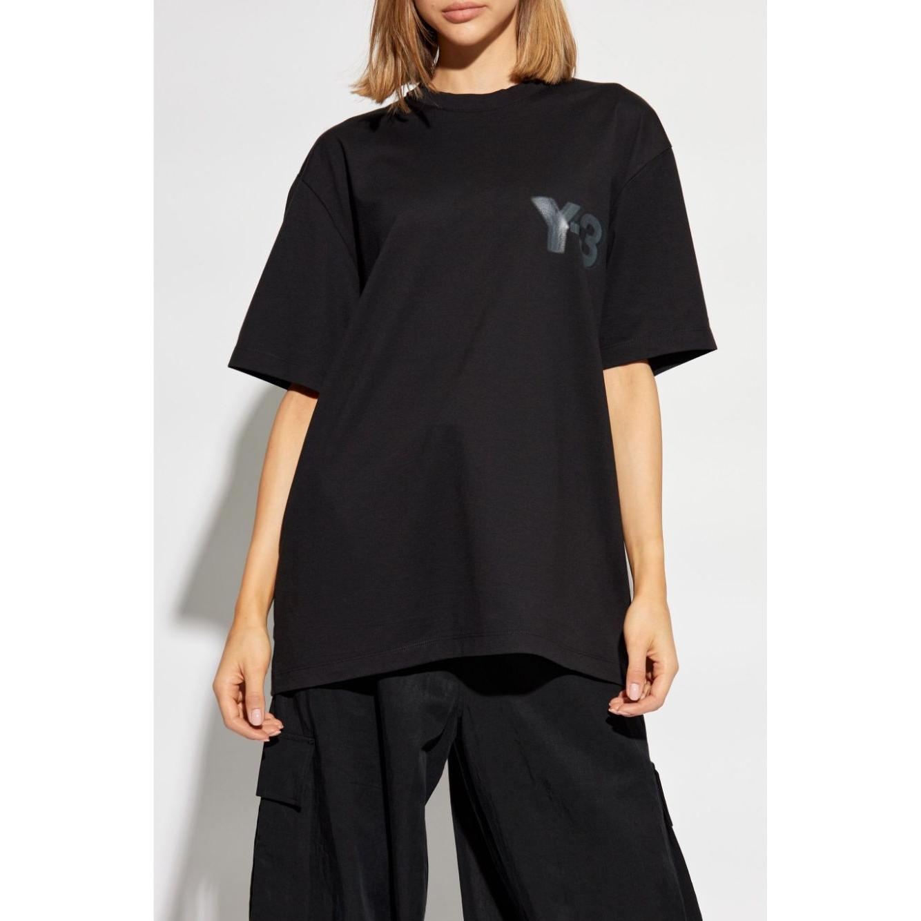 Y-3 T-shirts and Polos Black Topwear Y-3