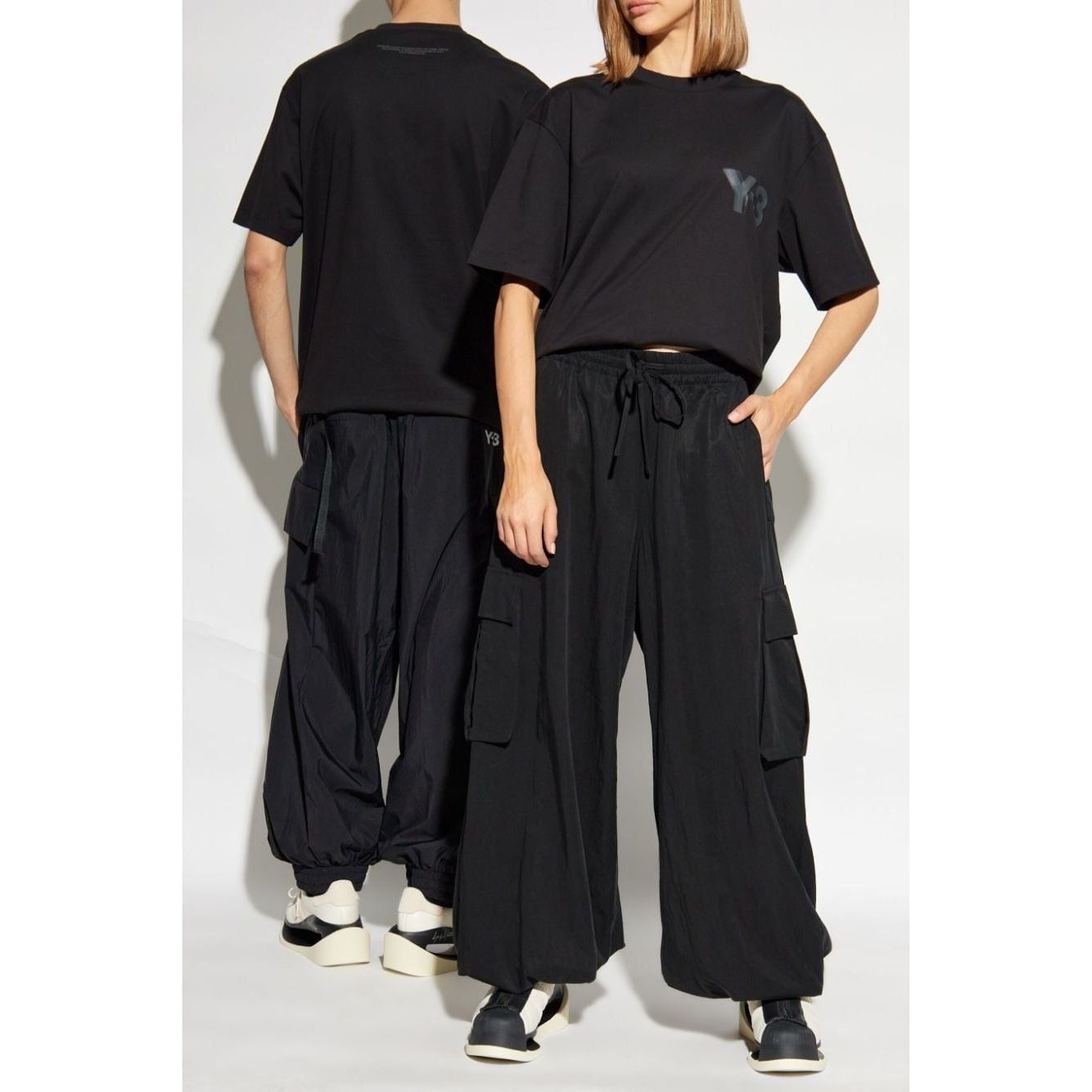 Y-3 T-shirts and Polos Black Topwear Y-3