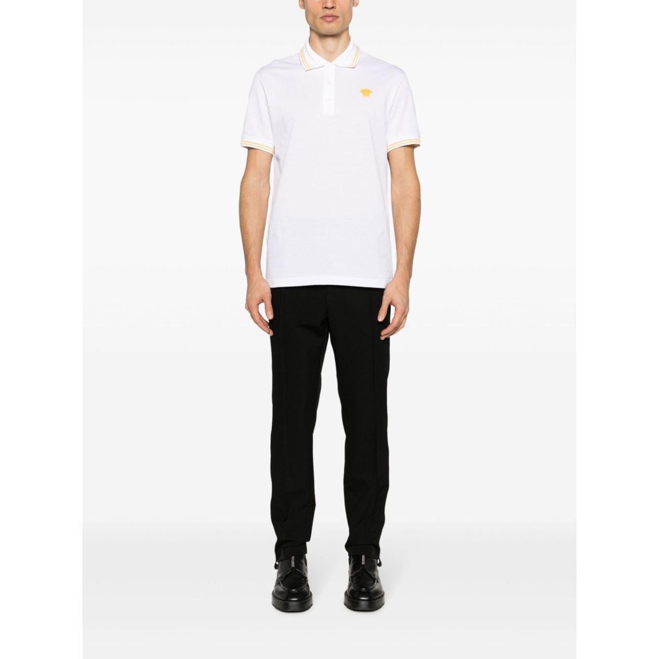 Versace T-shirts and Polos White Topwear Versace