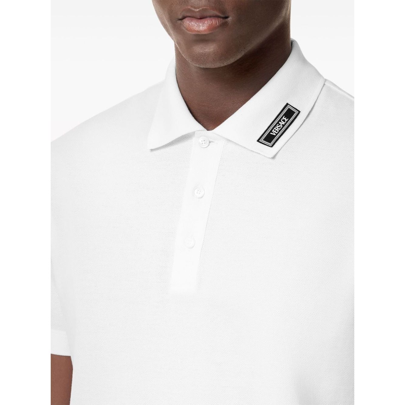 Versace T-shirts and Polos White Topwear Versace