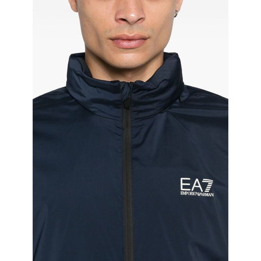 EA7 Coats Blue Jackets EA7