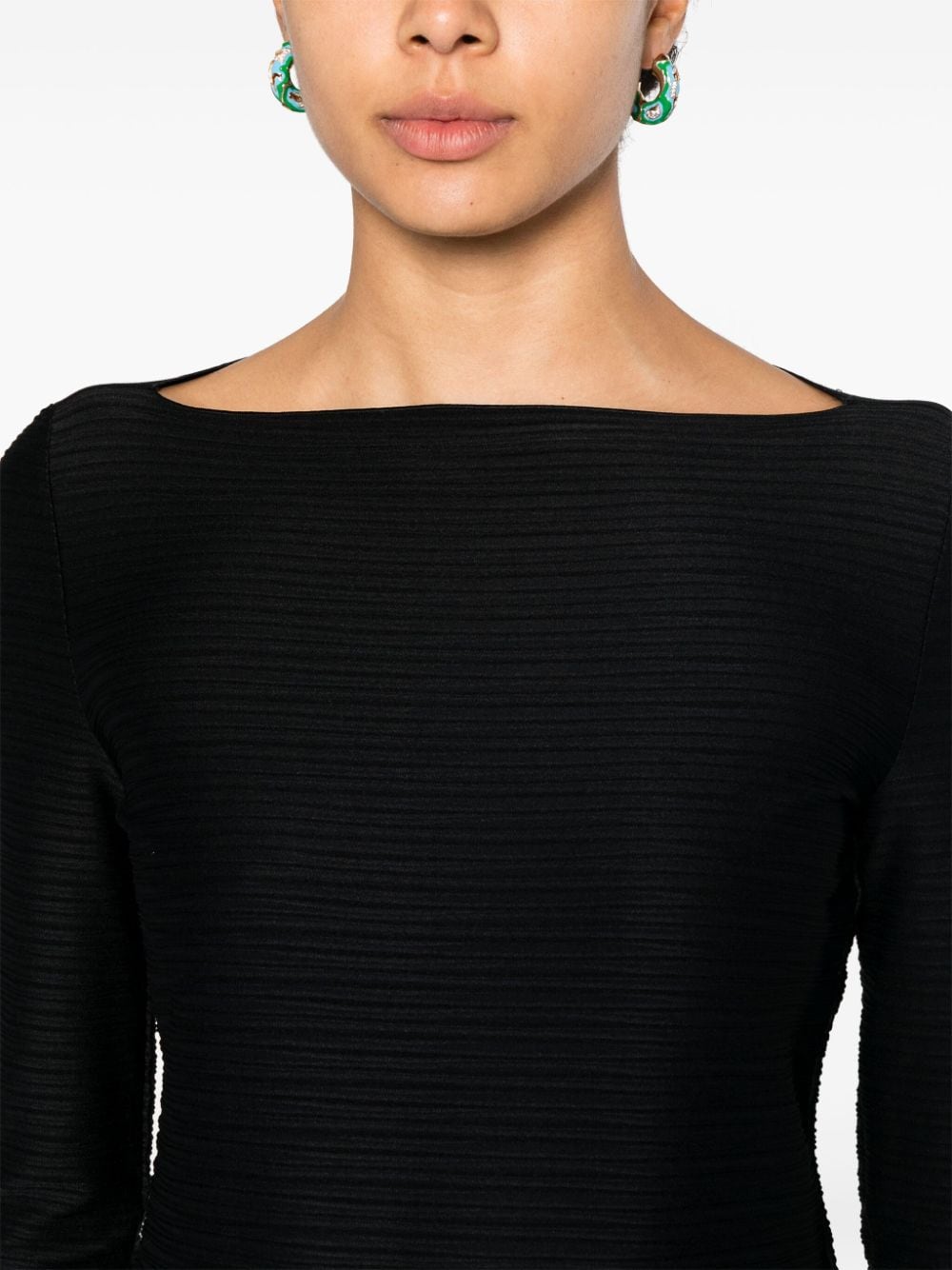 Emporio Armani Sweaters Black Topwear Emporio Armani