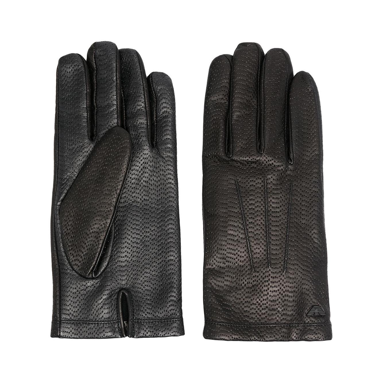 Emporio Armani Gloves Black Scarves Hats & Gloves Emporio Armani