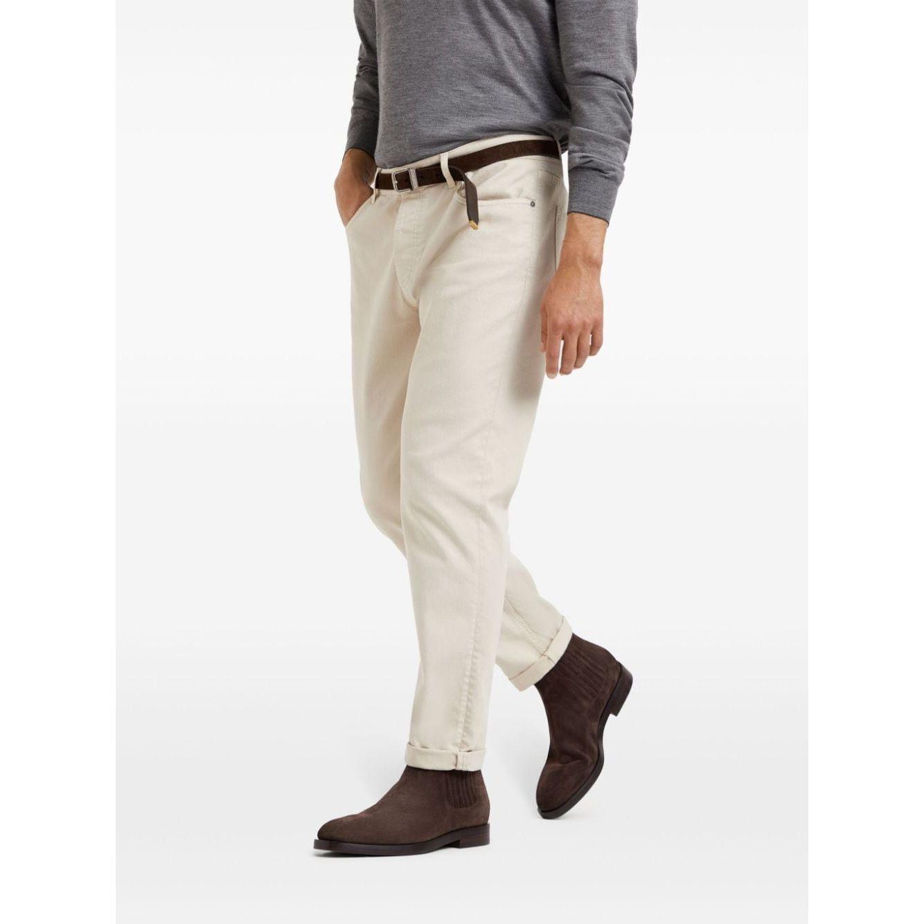 Brunello Cucinelli Jeans Beige Jeans Brunello Cucinelli