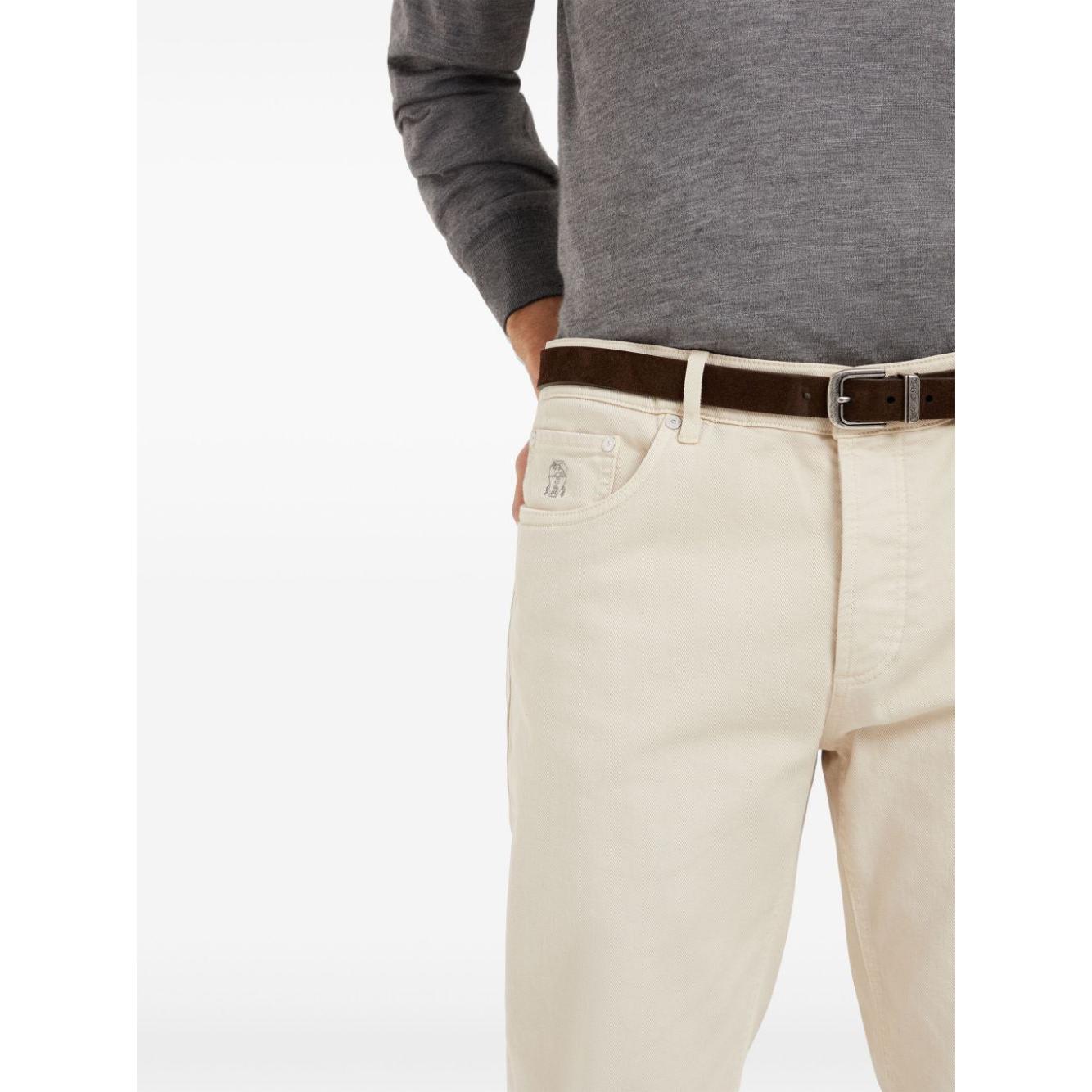 Brunello Cucinelli Jeans Beige Jeans Brunello Cucinelli