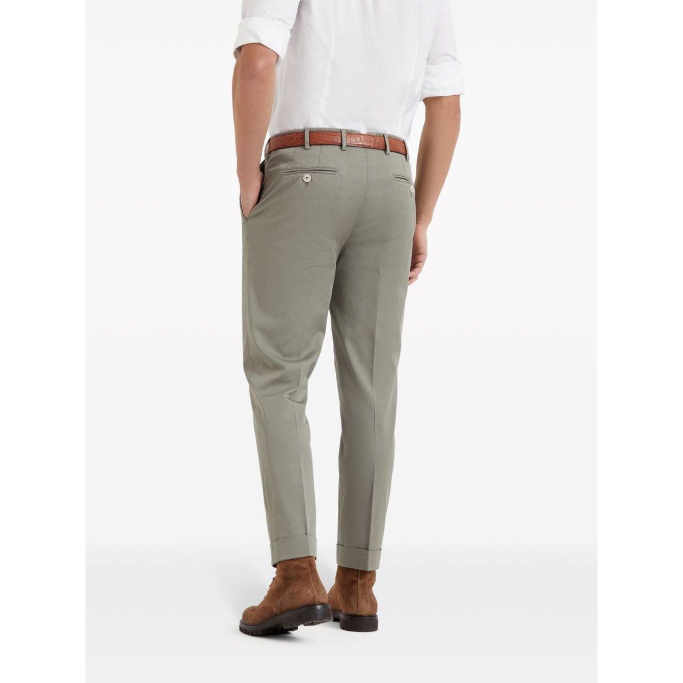 Brunello Cucinelli Trousers Green Trousers Brunello Cucinelli