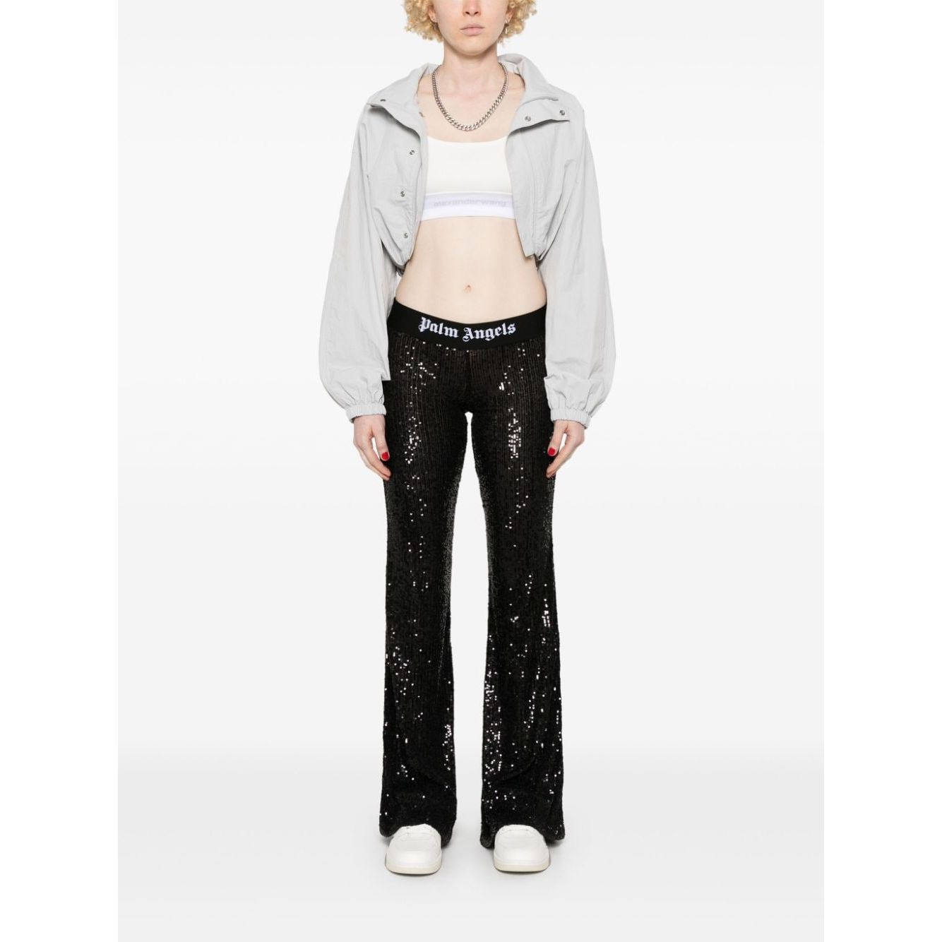 Palm Angels Trousers Black Trousers Palm Angels