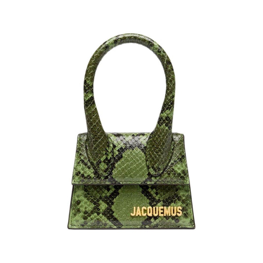 JACQUEMUS Bags.. Green Clutches JACQUEMUS