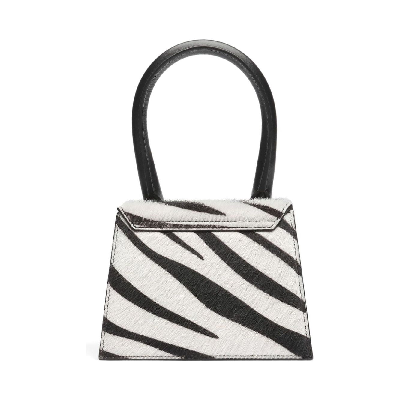 JACQUEMUS Le Chiquito  leather zebra print Bag Handbag JACQUEMUS