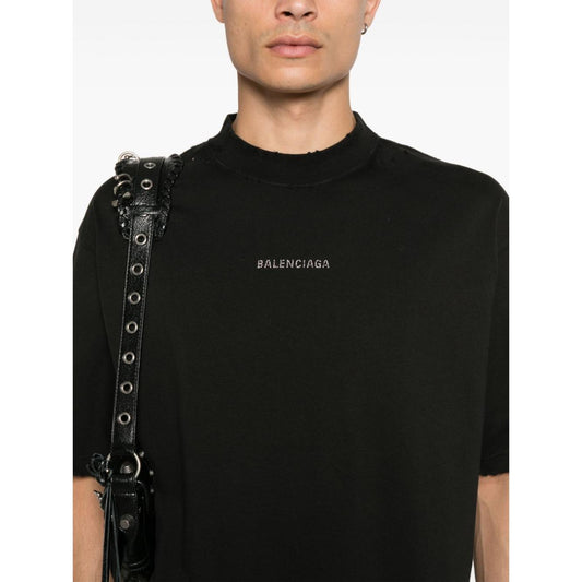 Balenciaga T-shirts and Polos Black Topwear Balenciaga