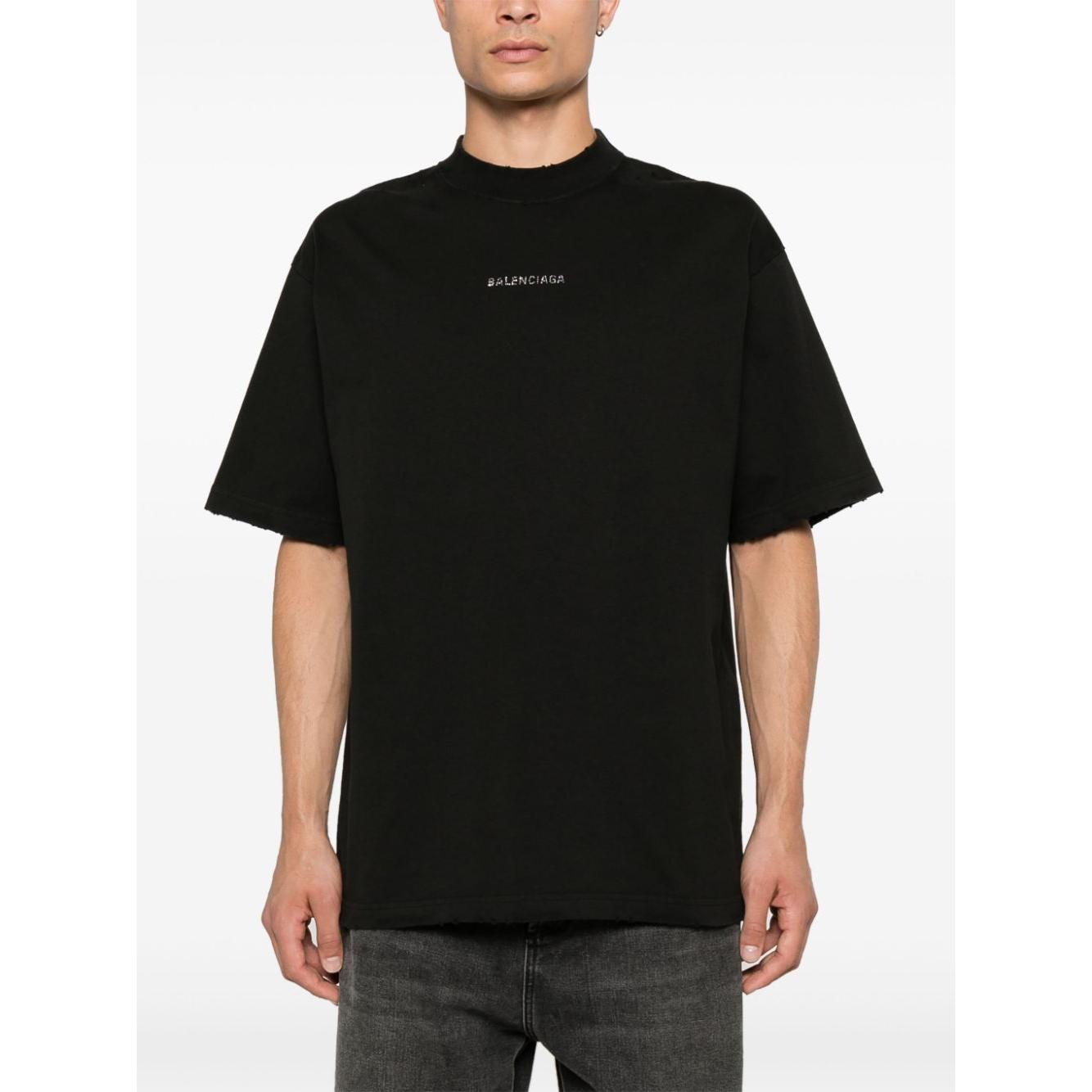 Balenciaga T-shirts and Polos Black Topwear Balenciaga