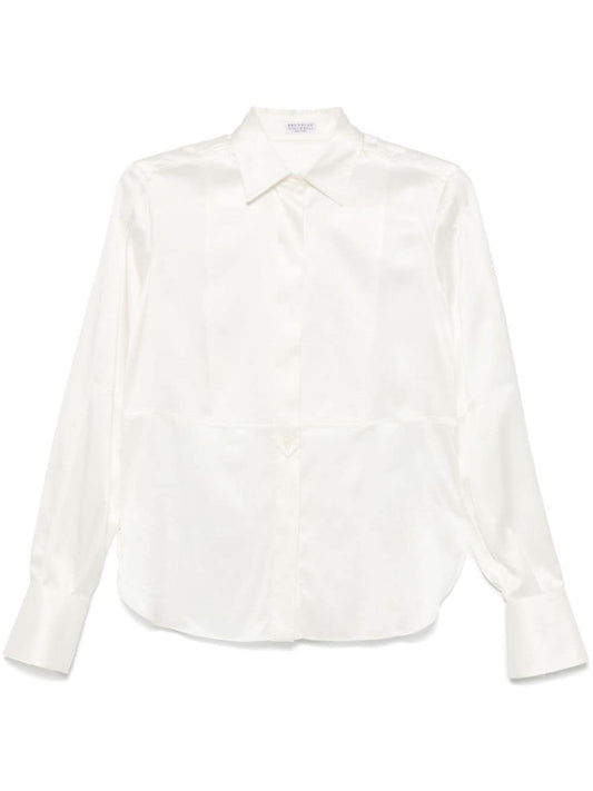 Brunello Cucinelli Shirts White Shirts Brunello Cucinelli