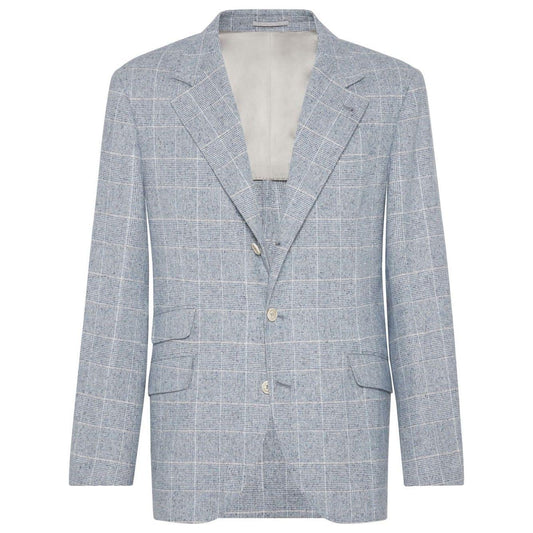 Brunello Cucinelli Jackets Clear Blue Jackets Brunello Cucinelli