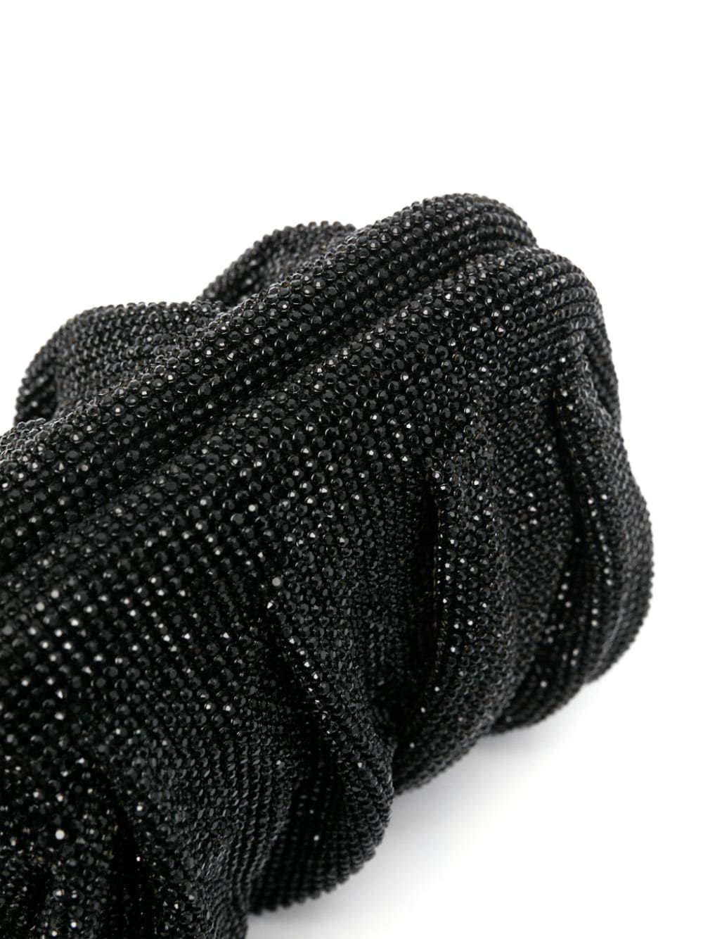 Benedetta Bruzziches black aluminium rhinestone embellishment Clutch Clutches Benedetta Bruzziches